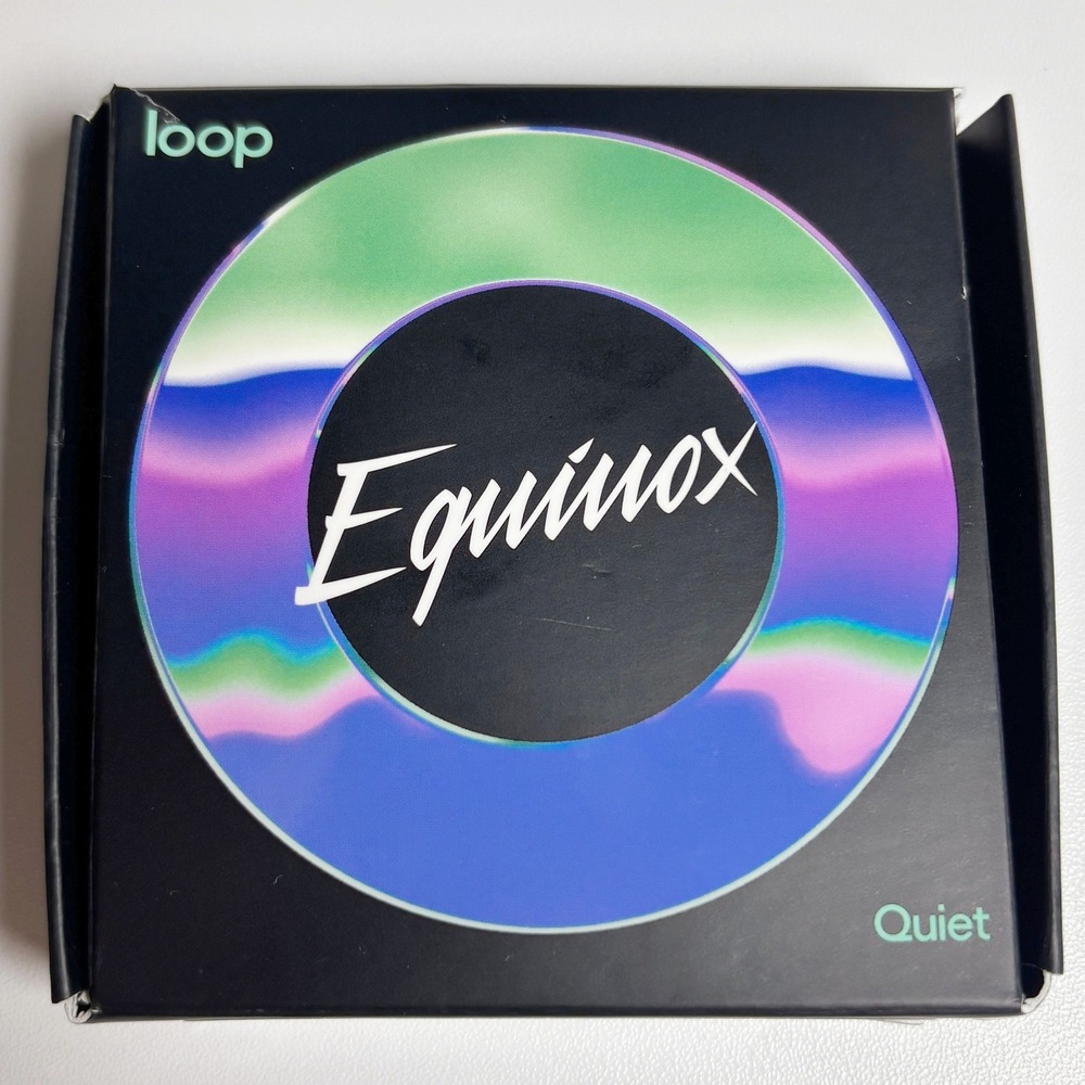 Loop Quiet Equinox Flamingo Flux Noise Reducing Earplugs Pink Blue New Open Box